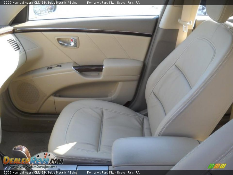 2009 Hyundai Azera GLS Silk Beige Metallic / Beige Photo #8