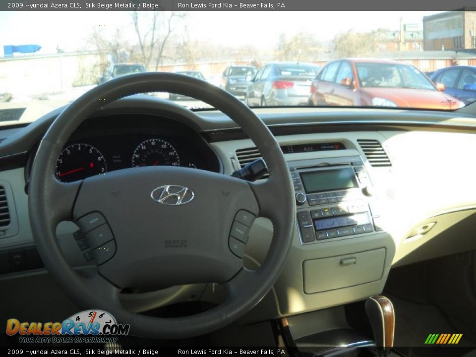 2009 Hyundai Azera GLS Silk Beige Metallic / Beige Photo #11