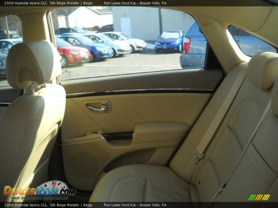 2009 Hyundai Azera GLS Silk Beige Metallic / Beige Photo #12