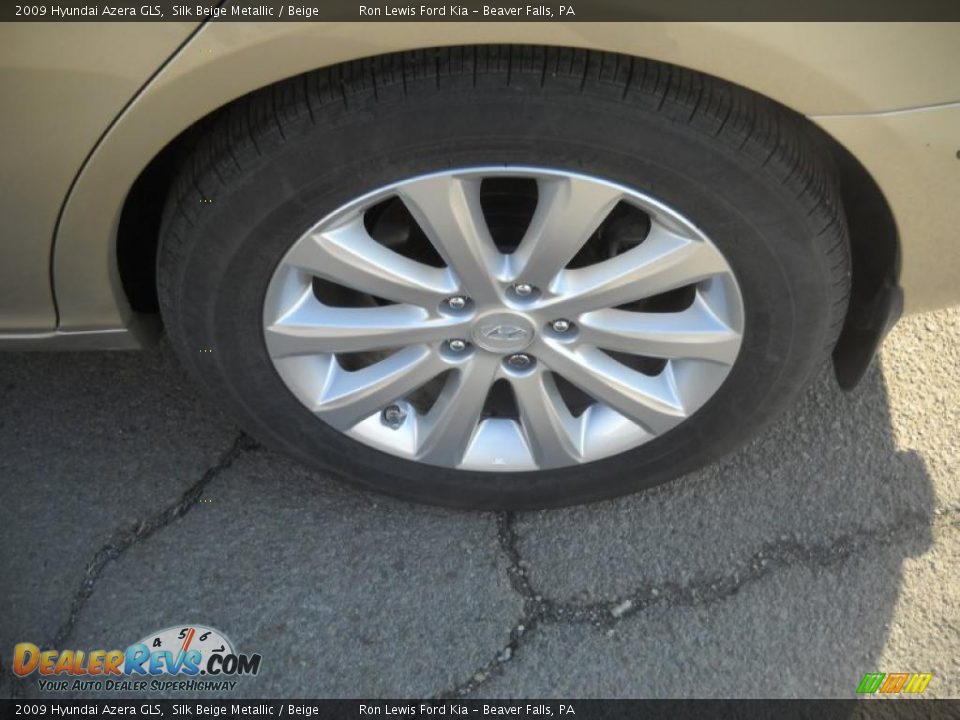 2009 Hyundai Azera GLS Silk Beige Metallic / Beige Photo #13