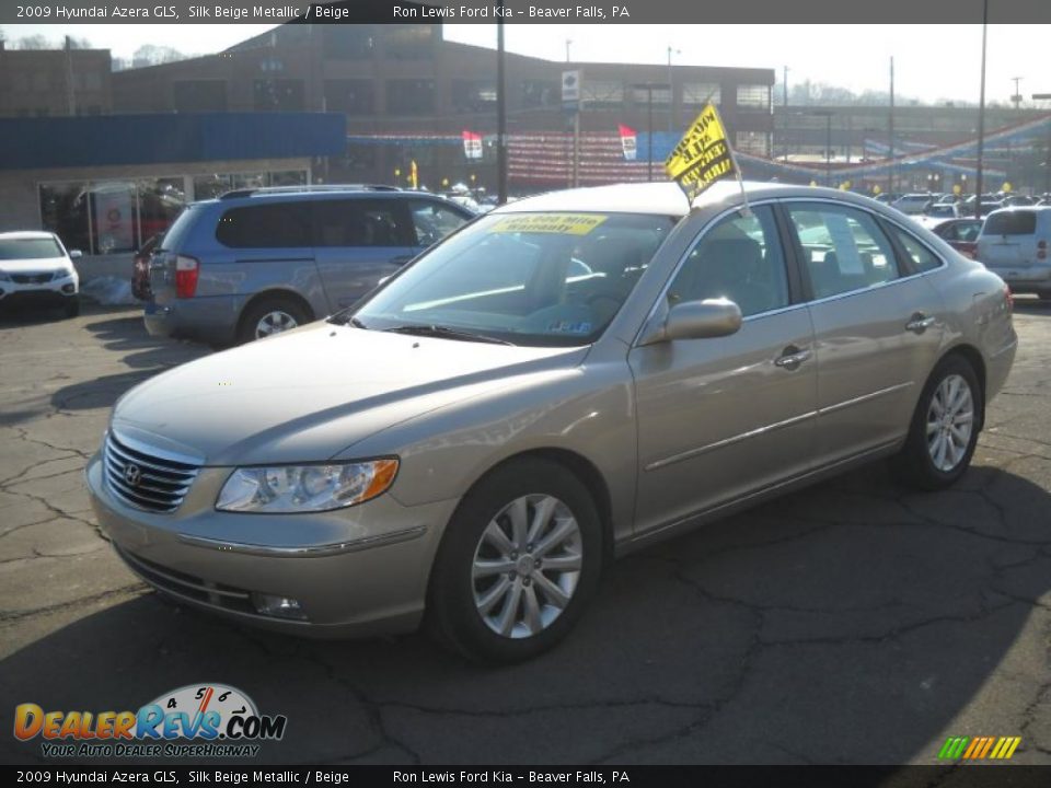 2009 Hyundai Azera GLS Silk Beige Metallic / Beige Photo #16