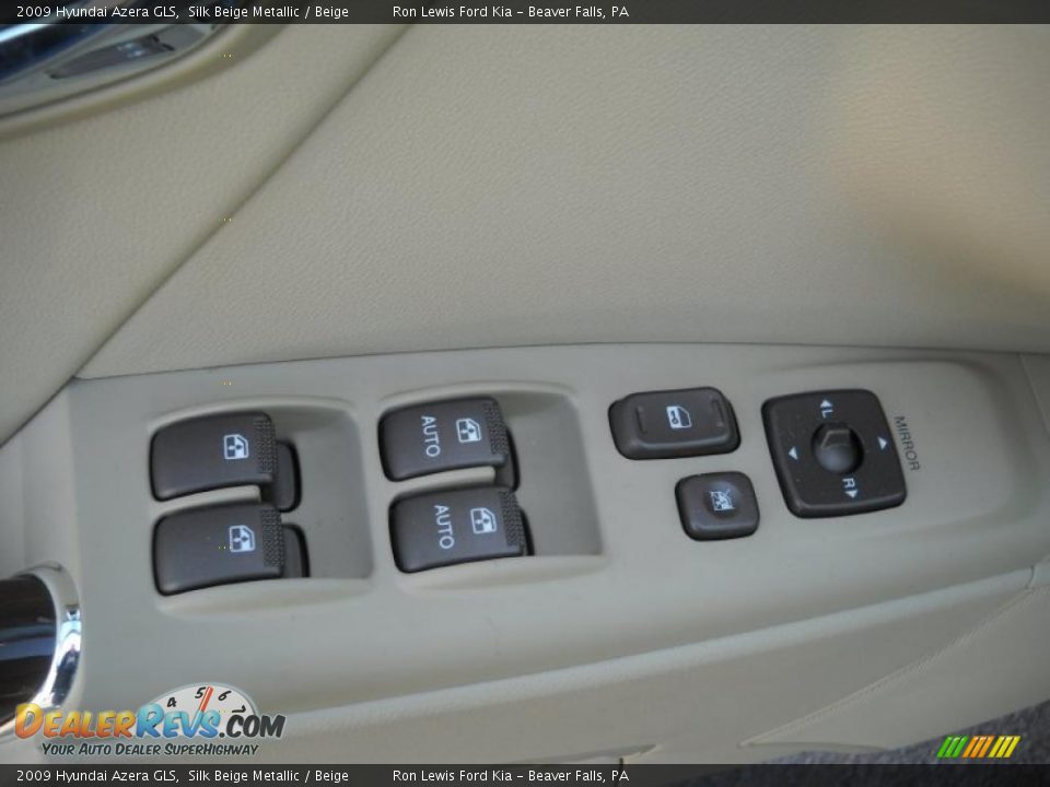 2009 Hyundai Azera GLS Silk Beige Metallic / Beige Photo #21