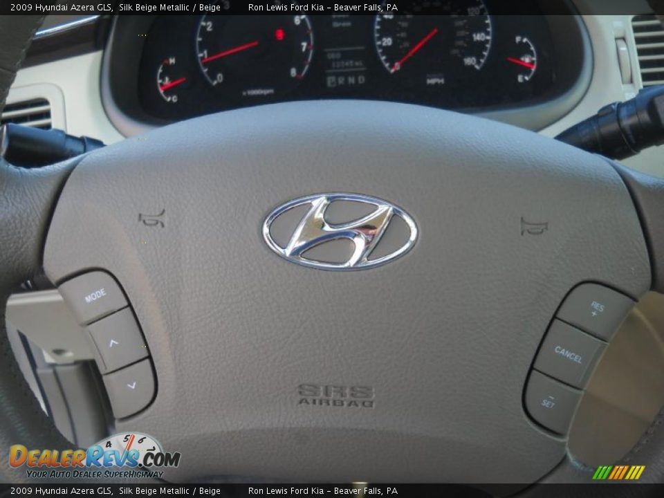 2009 Hyundai Azera GLS Silk Beige Metallic / Beige Photo #24