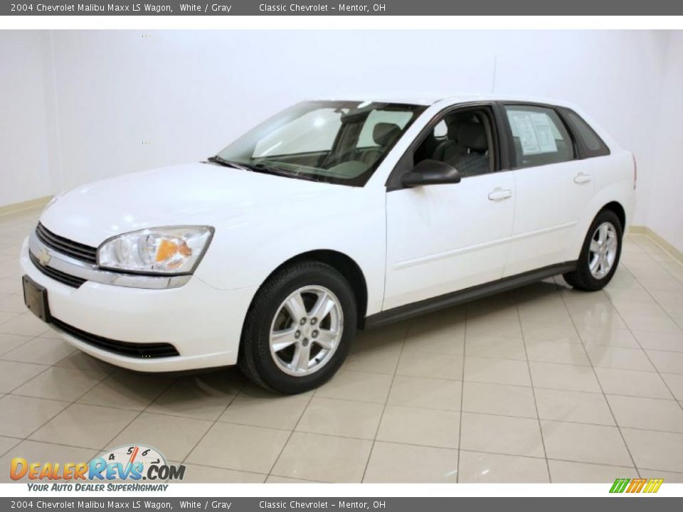 2004 Chevrolet Malibu Maxx LS Wagon White / Gray Photo #3