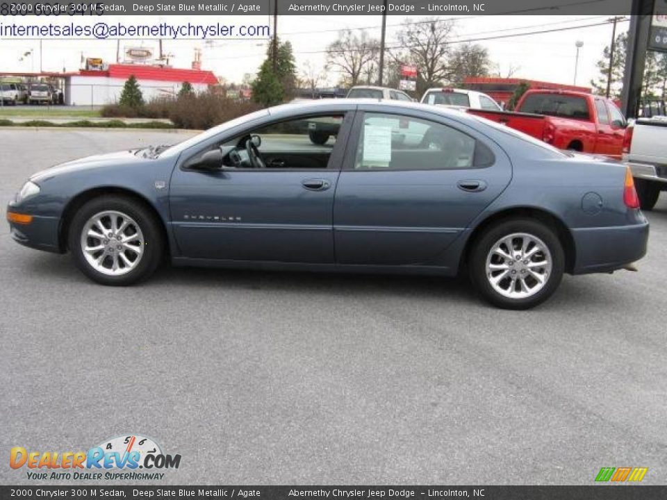 2000 Chrysler 300 M Sedan Deep Slate Blue Metallic / Agate Photo #1