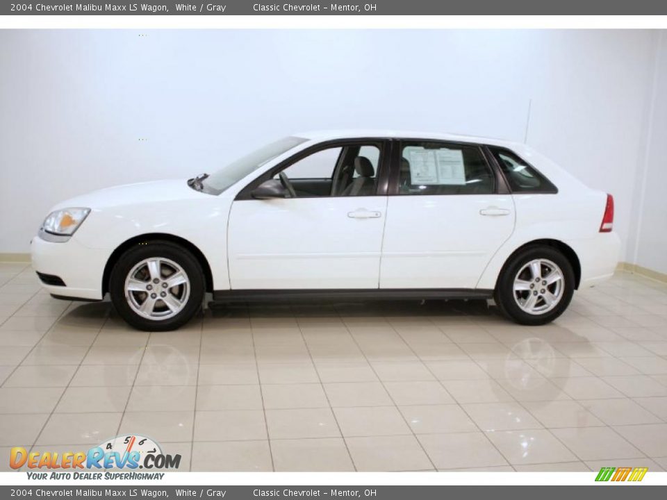 2004 Chevrolet Malibu Maxx LS Wagon White / Gray Photo #4