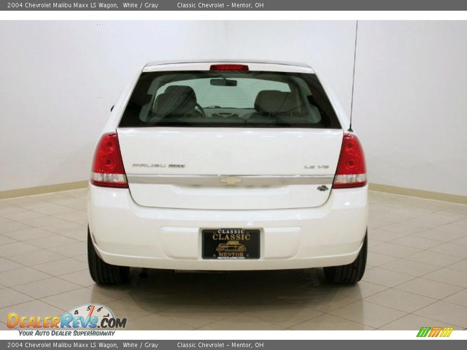 2004 Chevrolet Malibu Maxx LS Wagon White / Gray Photo #6