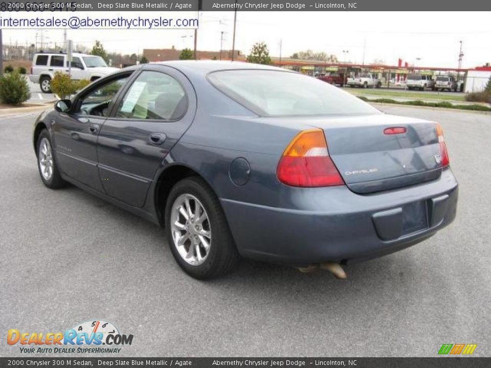 2000 Chrysler 300 M Sedan Deep Slate Blue Metallic / Agate Photo #4