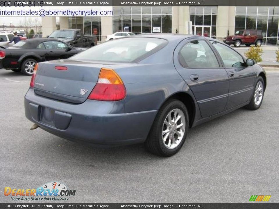 2000 Chrysler 300 M Sedan Deep Slate Blue Metallic / Agate Photo #5