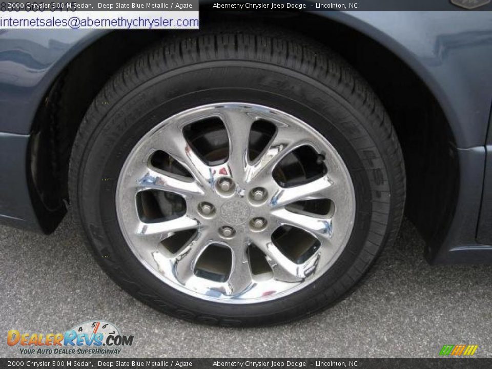 2000 Chrysler 300 M Sedan Deep Slate Blue Metallic / Agate Photo #8