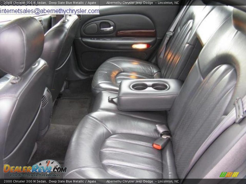 2000 Chrysler 300 M Sedan Deep Slate Blue Metallic / Agate Photo #10
