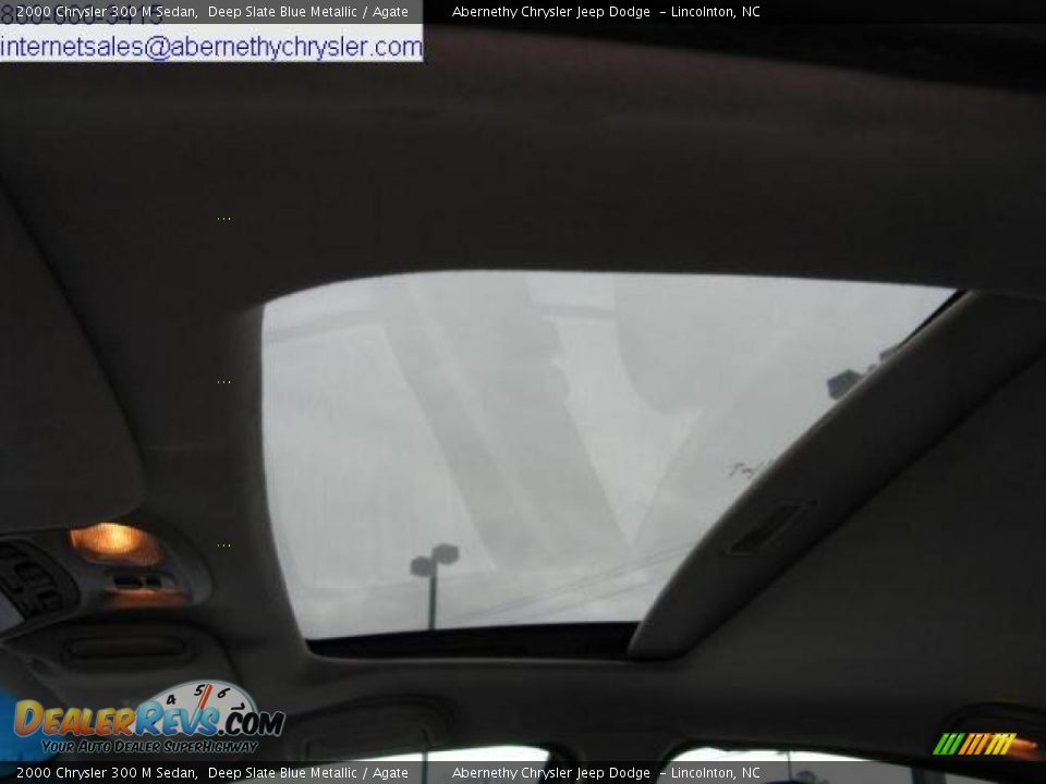 2000 Chrysler 300 M Sedan Deep Slate Blue Metallic / Agate Photo #11