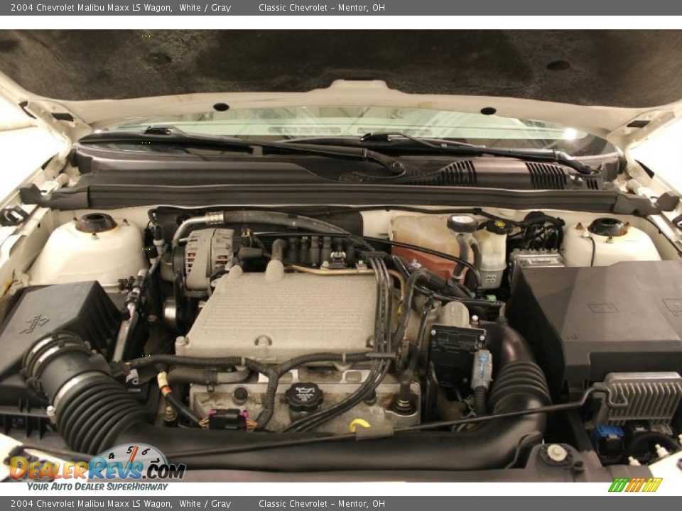 2004 Chevrolet Malibu Maxx LS Wagon White / Gray Photo #21
