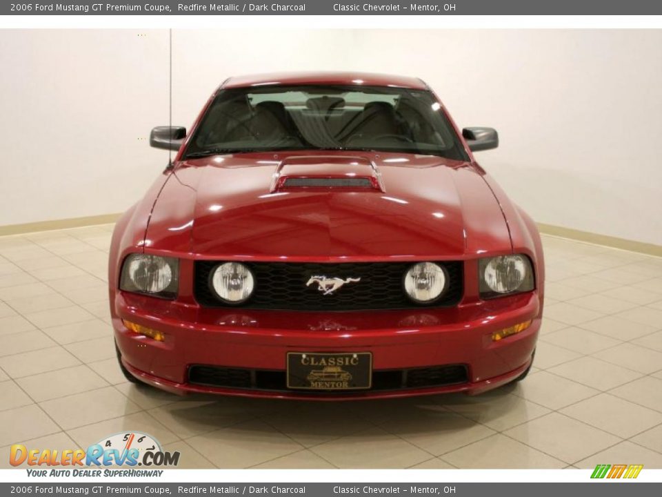 2006 Ford Mustang GT Premium Coupe Redfire Metallic / Dark Charcoal Photo #2