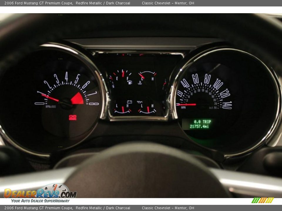 2006 Ford Mustang GT Premium Coupe Redfire Metallic / Dark Charcoal Photo #13