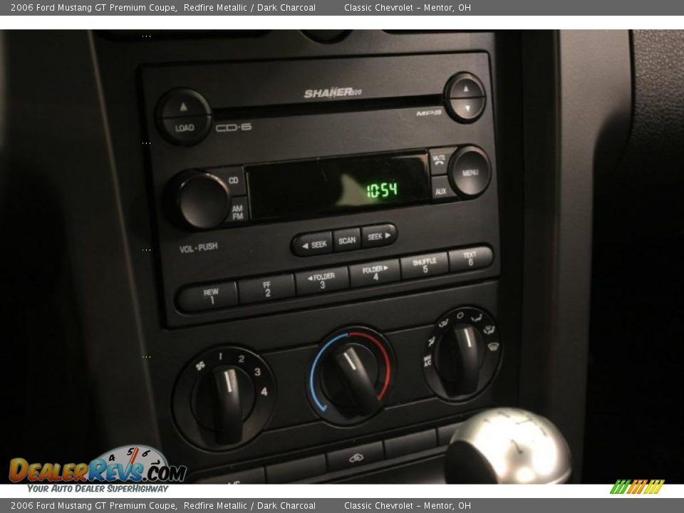 2006 Ford Mustang GT Premium Coupe Redfire Metallic / Dark Charcoal Photo #14