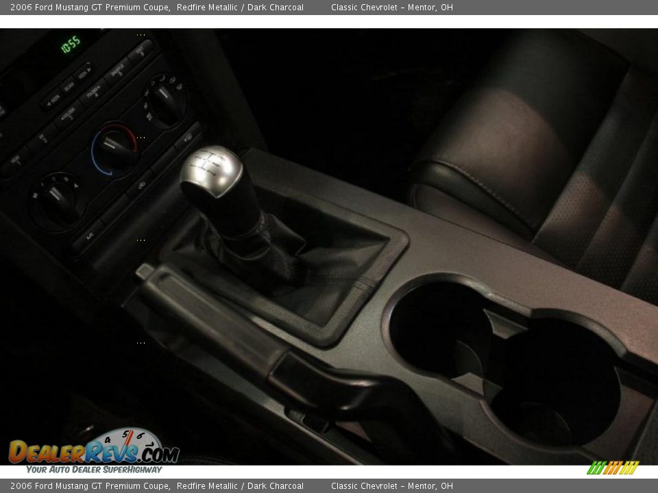 2006 Ford Mustang GT Premium Coupe Redfire Metallic / Dark Charcoal Photo #16