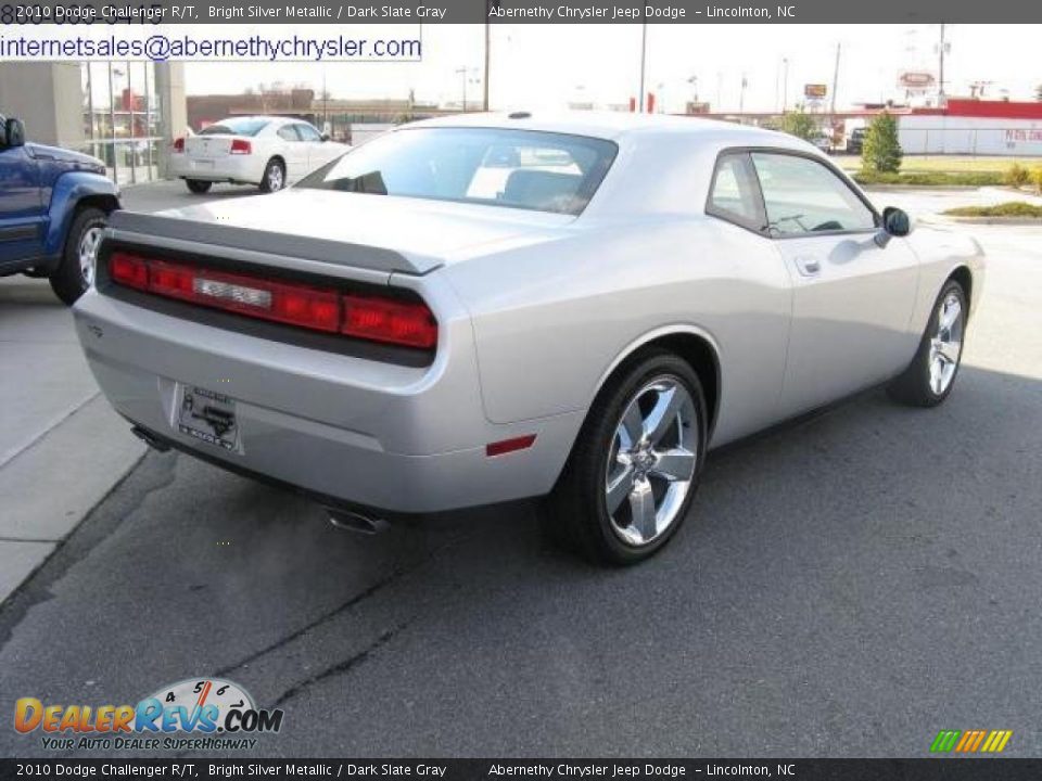 2010 Dodge Challenger R/T Bright Silver Metallic / Dark Slate Gray Photo #4