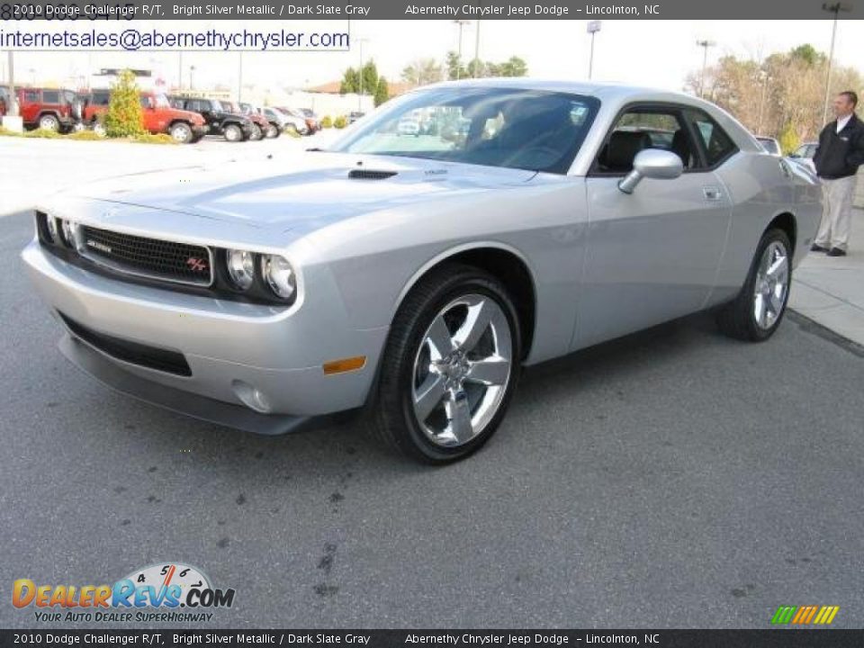 2010 Dodge Challenger R/T Bright Silver Metallic / Dark Slate Gray Photo #6