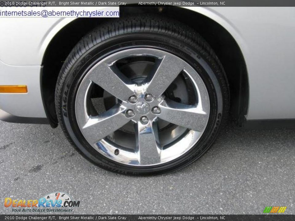 2010 Dodge Challenger R/T Bright Silver Metallic / Dark Slate Gray Photo #7