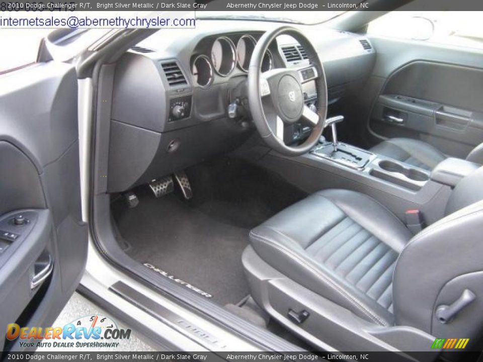 2010 Dodge Challenger R/T Bright Silver Metallic / Dark Slate Gray Photo #8