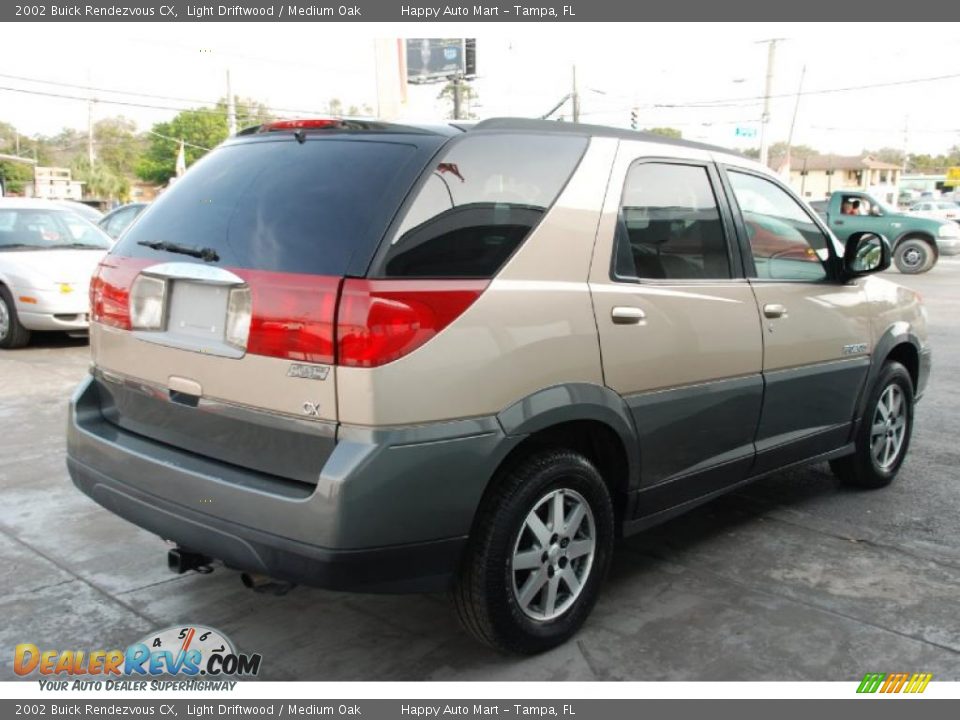 2002 Buick Rendezvous CX Light Driftwood / Medium Oak Photo #10