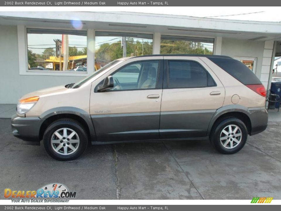 2002 Buick Rendezvous CX Light Driftwood / Medium Oak Photo #11