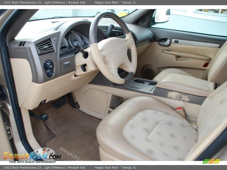 2002 Buick Rendezvous CX Light Driftwood / Medium Oak Photo #14