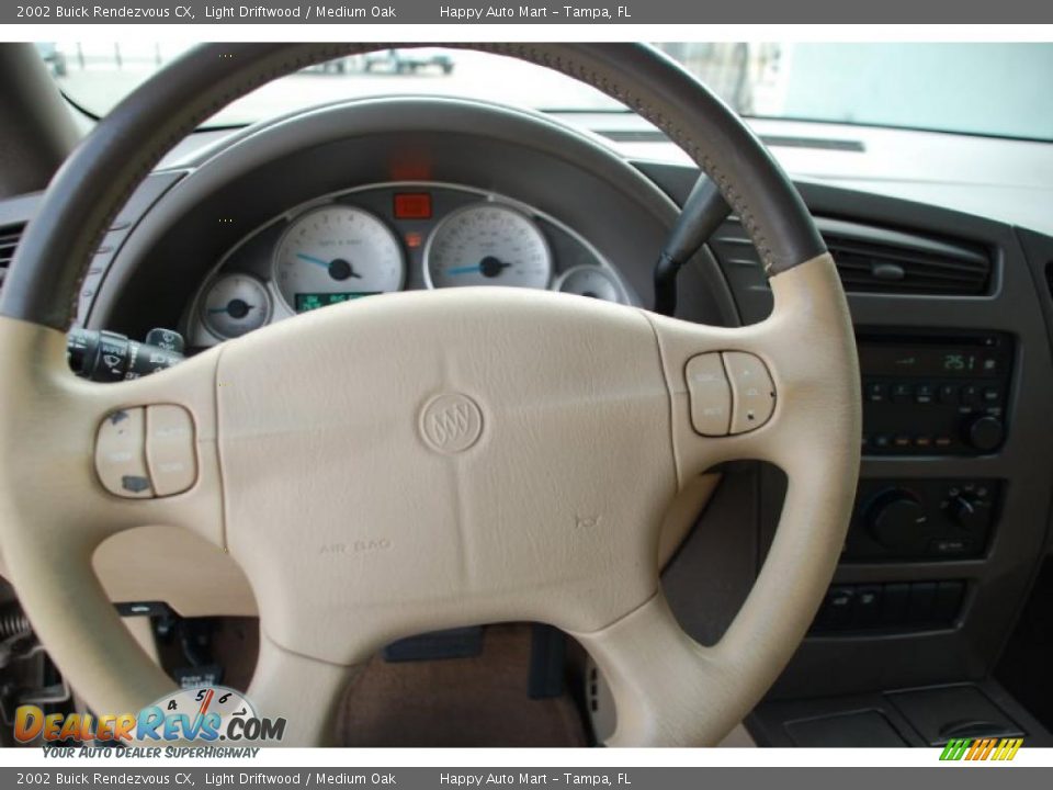 2002 Buick Rendezvous CX Light Driftwood / Medium Oak Photo #15