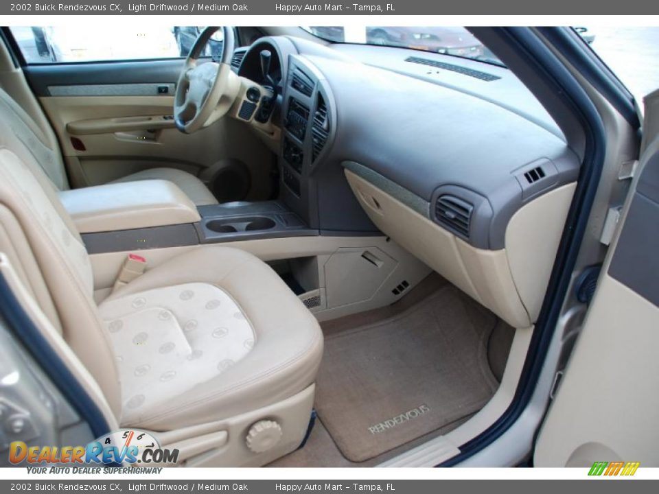 2002 Buick Rendezvous CX Light Driftwood / Medium Oak Photo #16