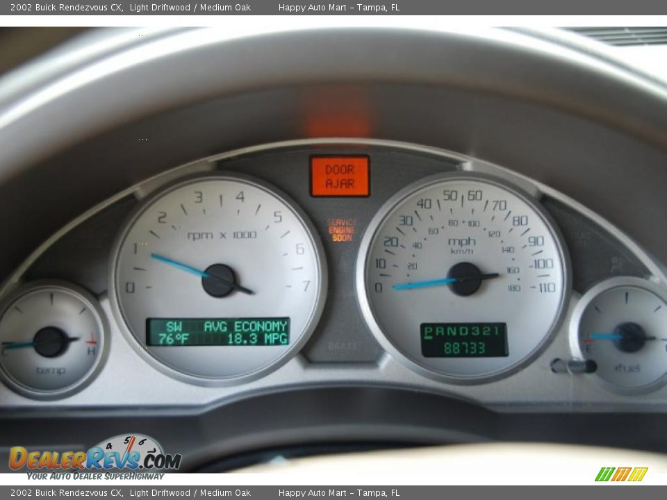 2002 Buick Rendezvous CX Light Driftwood / Medium Oak Photo #17