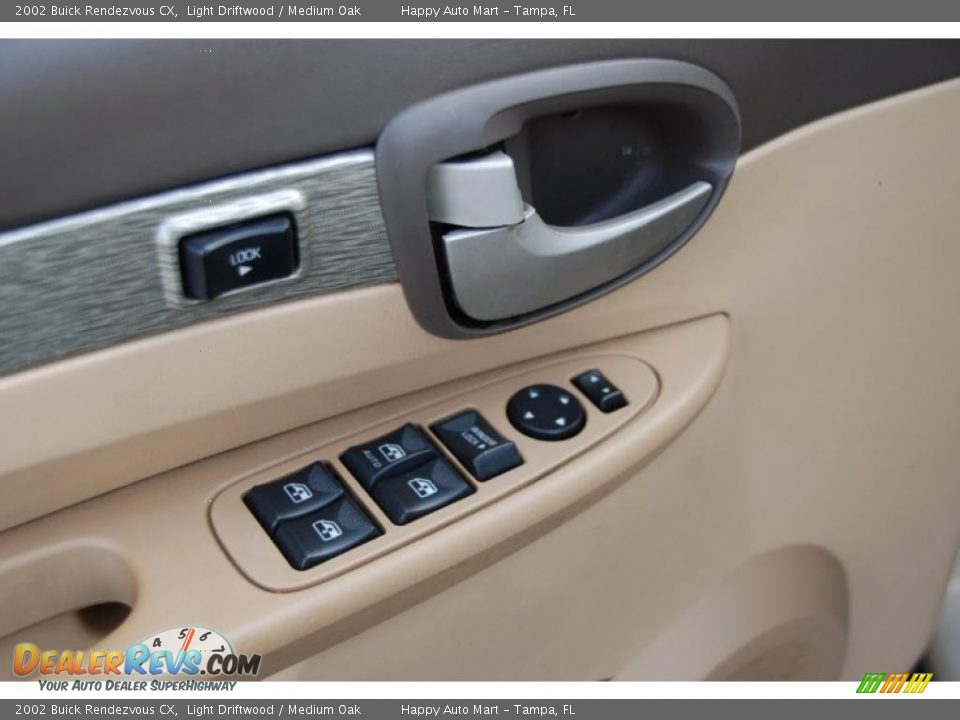 2002 Buick Rendezvous CX Light Driftwood / Medium Oak Photo #20