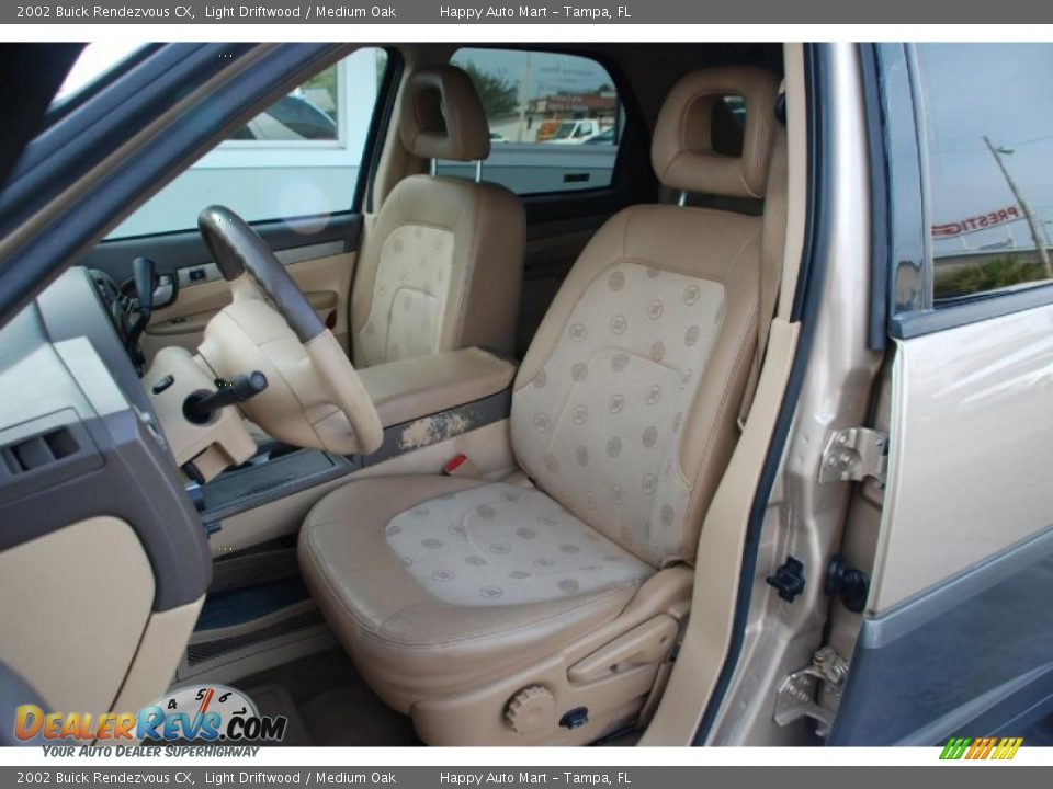 2002 Buick Rendezvous CX Light Driftwood / Medium Oak Photo #21