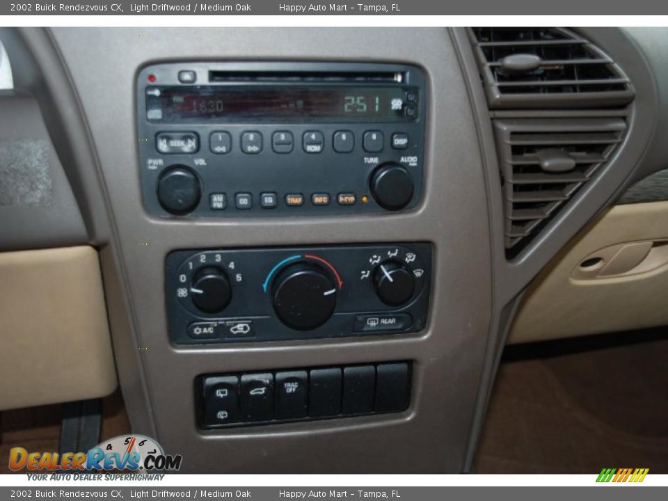 2002 Buick Rendezvous CX Light Driftwood / Medium Oak Photo #22