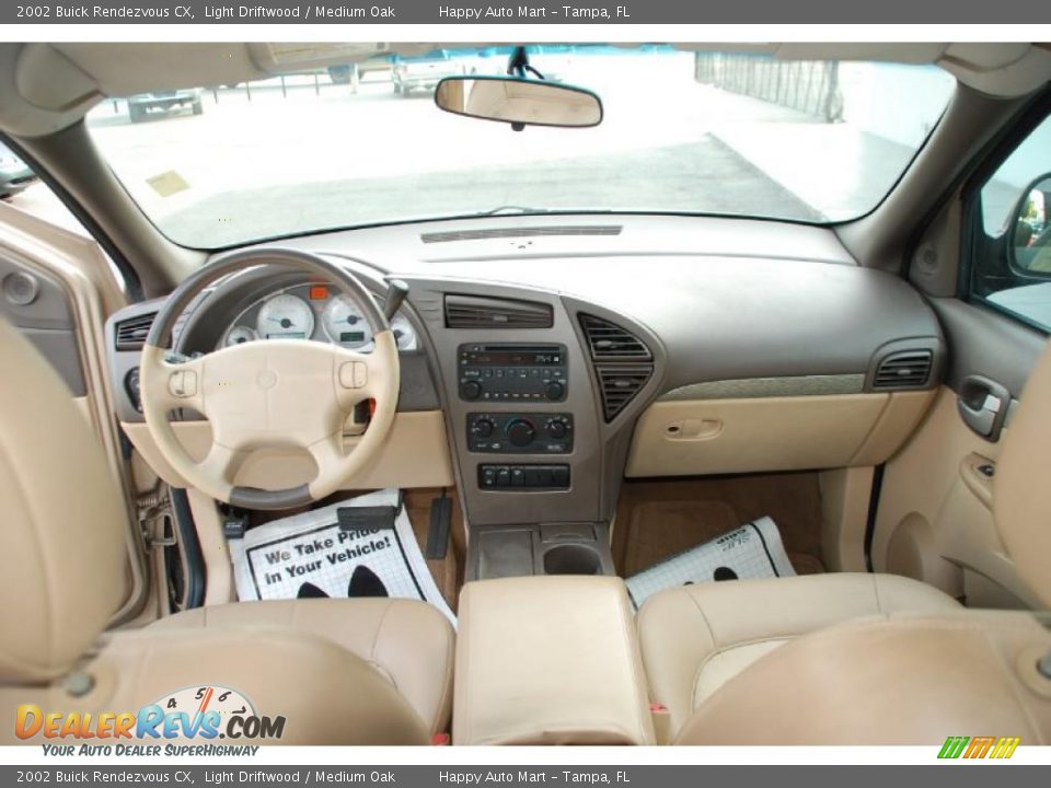 2002 Buick Rendezvous CX Light Driftwood / Medium Oak Photo #26