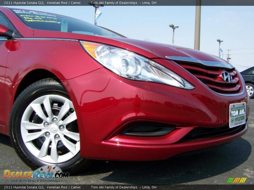 2011 Hyundai Sonata GLS Venetian Red / Camel Photo #2
