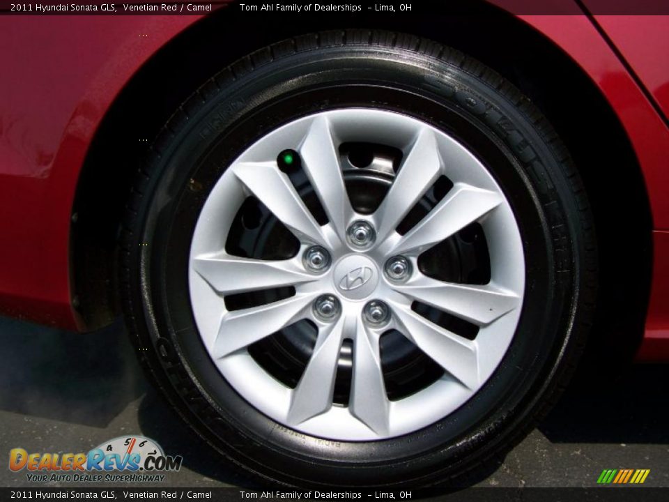 2011 Hyundai Sonata GLS Venetian Red / Camel Photo #8