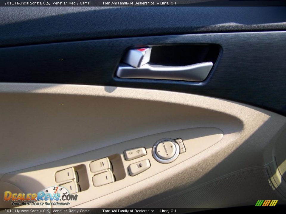 2011 Hyundai Sonata GLS Venetian Red / Camel Photo #10