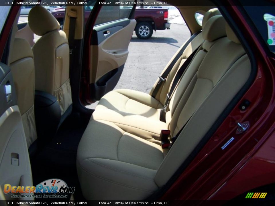 2011 Hyundai Sonata GLS Venetian Red / Camel Photo #11