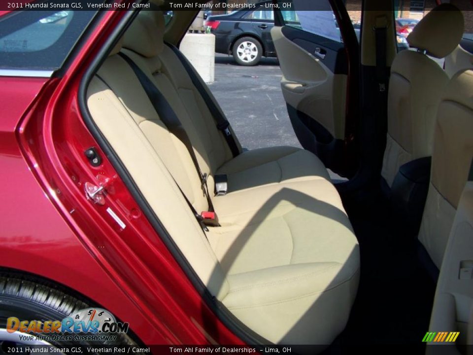2011 Hyundai Sonata GLS Venetian Red / Camel Photo #12
