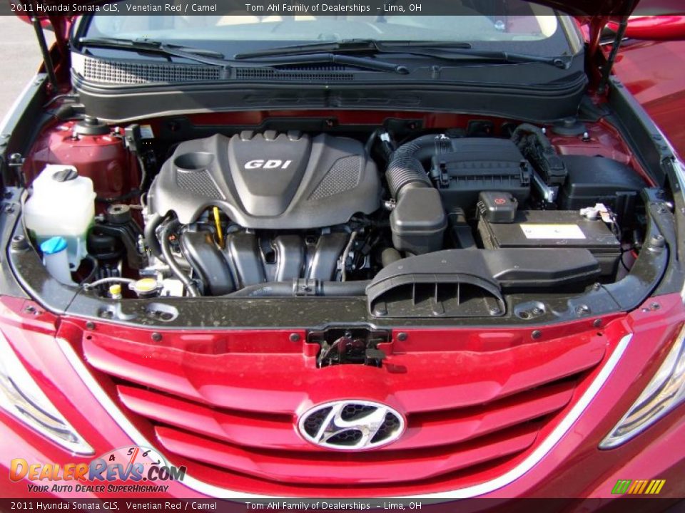 2011 Hyundai Sonata GLS Venetian Red / Camel Photo #15