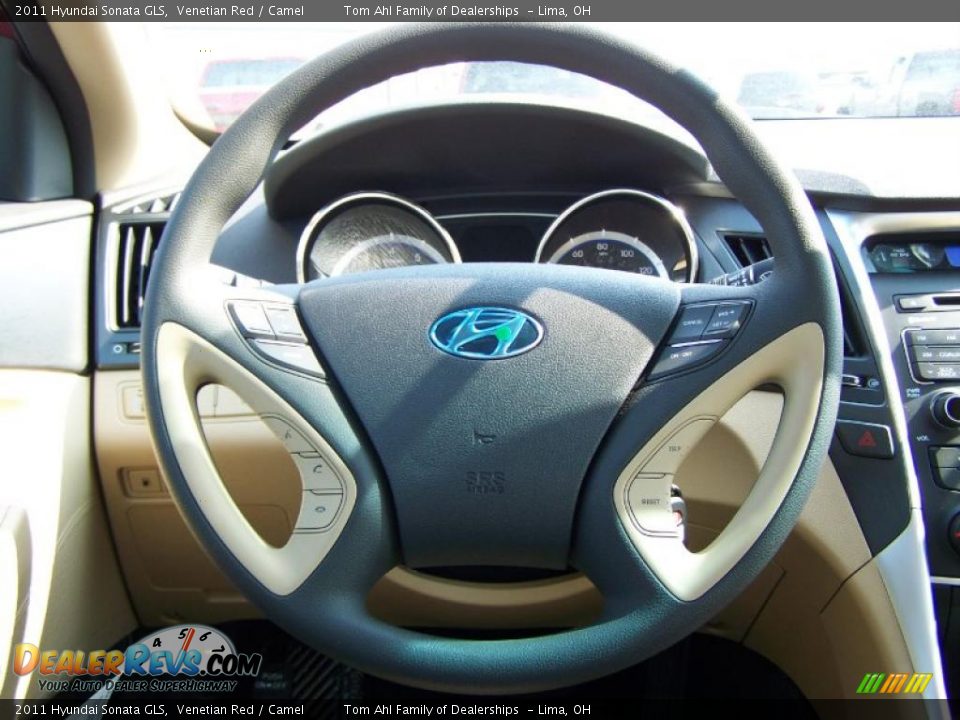 2011 Hyundai Sonata GLS Venetian Red / Camel Photo #17