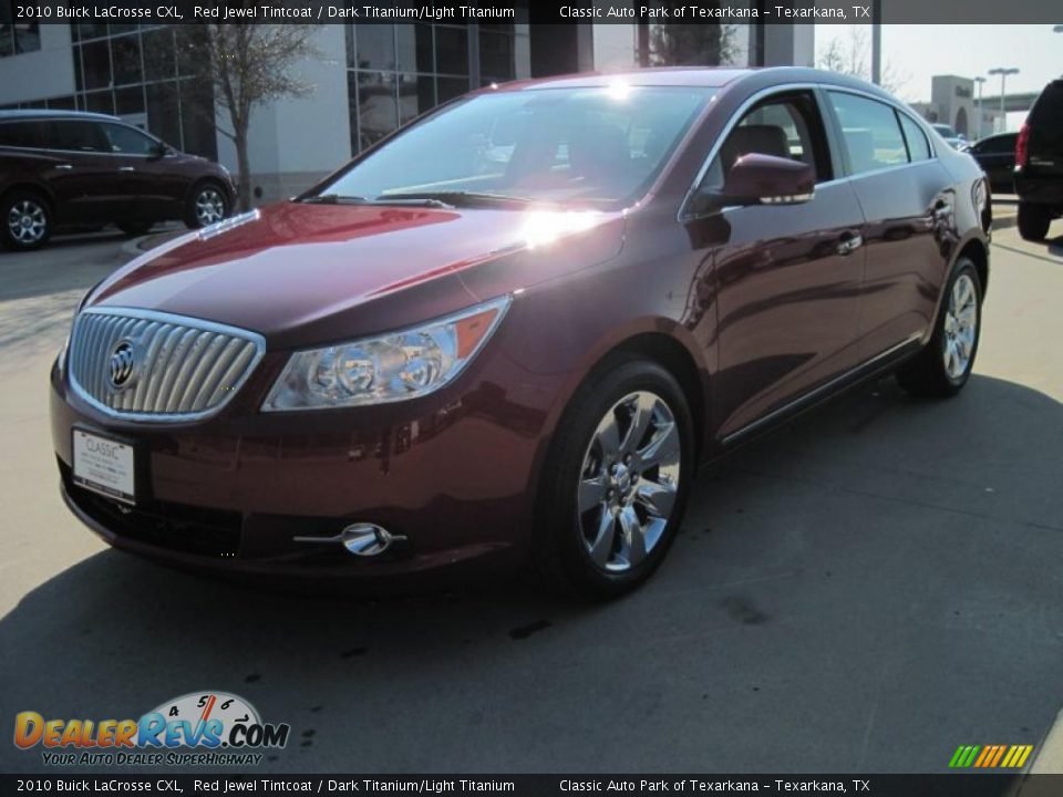 2010 Buick LaCrosse CXL Red Jewel Tintcoat / Dark Titanium/Light Titanium Photo #1