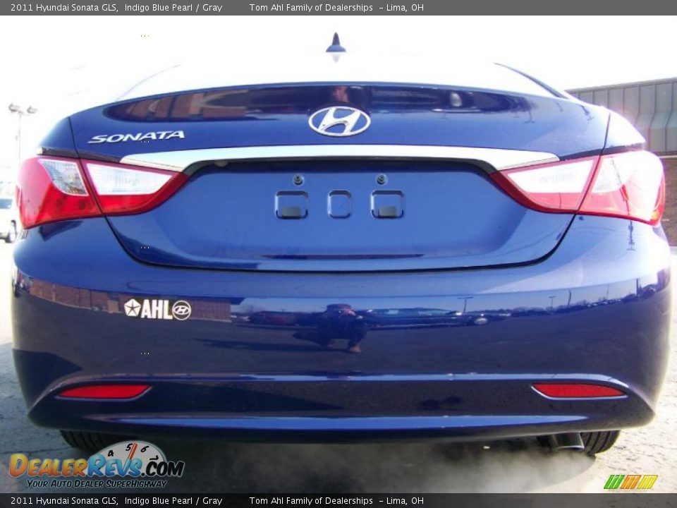 2011 Hyundai Sonata GLS Indigo Blue Pearl / Gray Photo #6