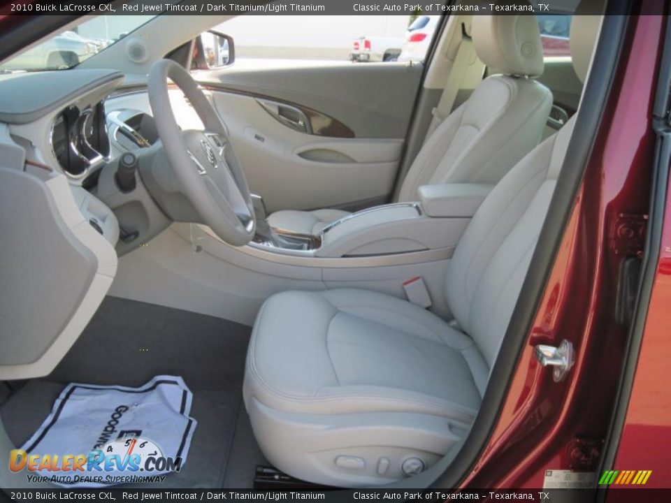 2010 Buick LaCrosse CXL Red Jewel Tintcoat / Dark Titanium/Light Titanium Photo #7