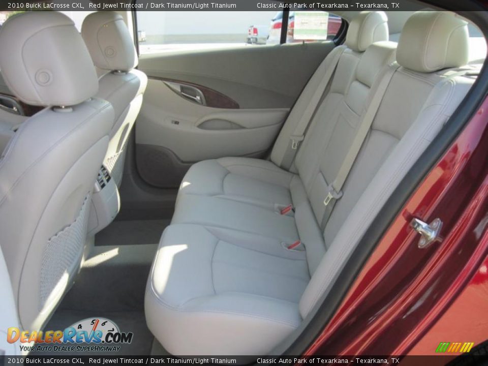 2010 Buick LaCrosse CXL Red Jewel Tintcoat / Dark Titanium/Light Titanium Photo #8