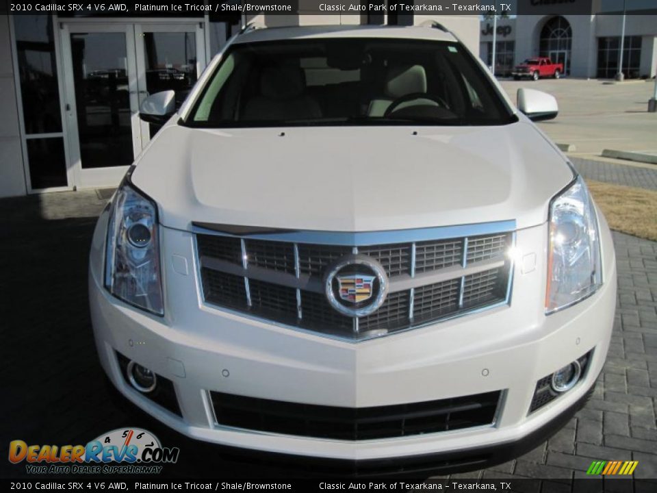 2010 Cadillac SRX 4 V6 AWD Platinum Ice Tricoat / Shale/Brownstone Photo #5