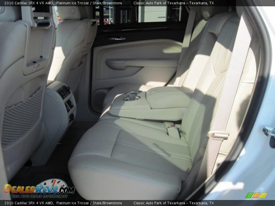 2010 Cadillac SRX 4 V6 AWD Platinum Ice Tricoat / Shale/Brownstone Photo #8