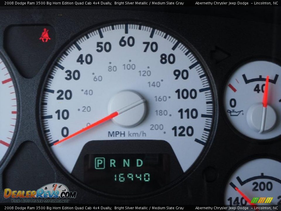 2008 Dodge Ram 3500 Big Horn Edition Quad Cab 4x4 Dually Bright Silver Metallic / Medium Slate Gray Photo #29