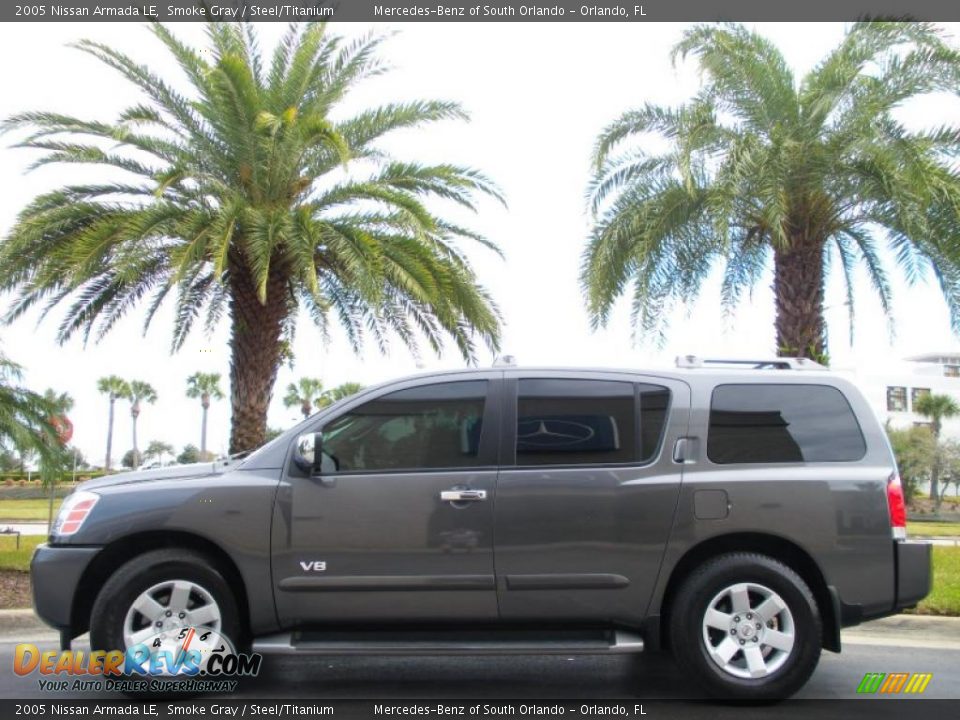 2005 Nissan Armada LE Smoke Gray / Steel/Titanium Photo #1